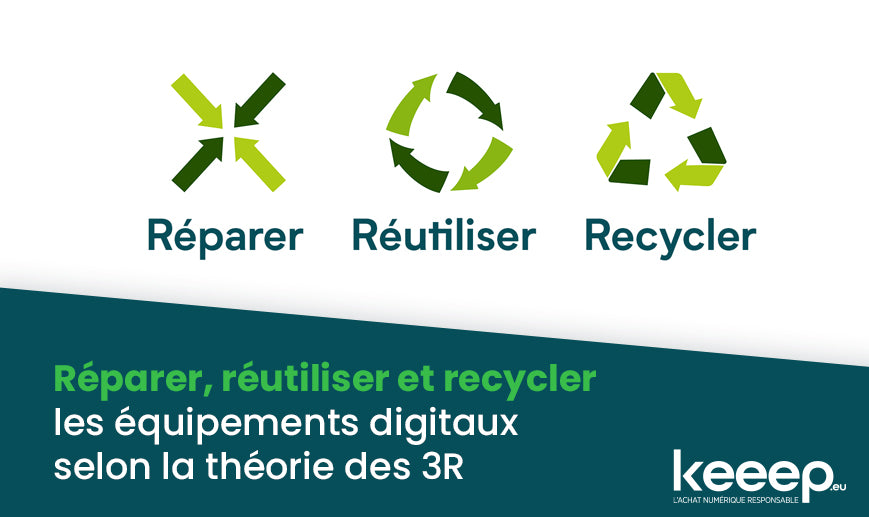 Réparer, réutiliser et recycler les équipements digitaux selon la théorie des 3R